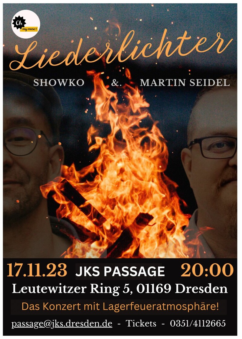 RAUZE – Liederlichter: Showko Und Martin Seidel – Konzert Am Fr 17.11.2023